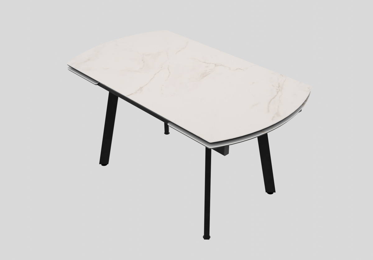 Стол керамический Князь 1400х800х300 Белый